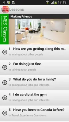 Everyday English Video android App screenshot 3